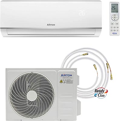 pack climatisation maison avec pompe à chaleur Airton R32-3400-3600W meilleur kit pas cher